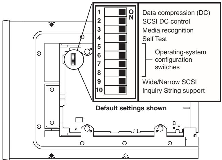 QUANTUM SCORPION 240 DDS-4 AUTOLOADER - Changing dip-switch settings - 1