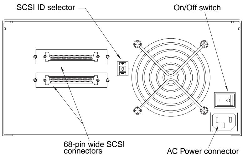 QUANTUM SCORPION 240 DDS-4 AUTOLOADER - Setting the SCSI ID - 1