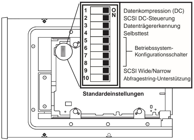QUANTUM SCORPION 240 DDS-4 AUTOLOADER - Ändern der Dip-Schaltereinstellungen - 1