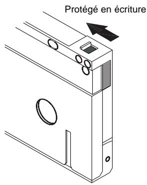 QUANTUM SCORPION 240 DDS-4 AUTOLOADER - Protection en écriture de la cassette DAT et du magasin - 1