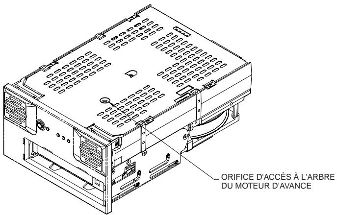 QUANTUM VIPER 200 LTO - Cas 2 : La cassette est chargée et en place et la bande est en place - 3