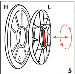 SPIKES SPIDER ADAPTER - Un set adaptateur se compose de: - 5