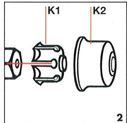 SPIKES SPIDER ADAPTER - Un set adaptateur se compose de: - 1
