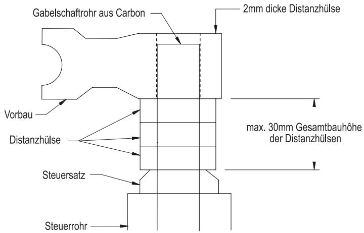 DAHON DOMAIN - MONTAGE VON GABELSCHAFTROHR UND GABELKOPF AUS CARBON (Nur Reba World Cup) - 1