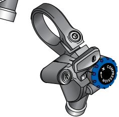 DAHON DOMAIN - SISTEMA DI SMORZAMENTO DEL CONTROLLO MOVIMENTO (Pike, Revelation, Reba, Domain 318IS, Argyle 318 &amp; 409) - 5