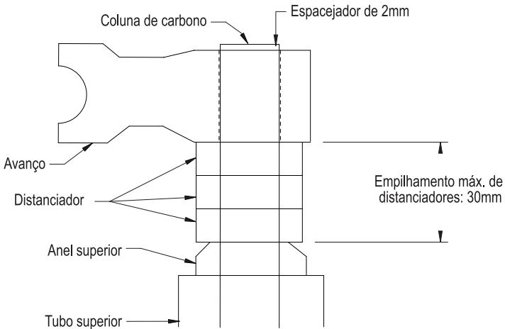 DAHON REBA - INSTALAÇÃO DO CONJUNTO EM CARBONO DE COLUNA DE DIREÇÃO E COROA (Apenas para Reba World Cup) - 1