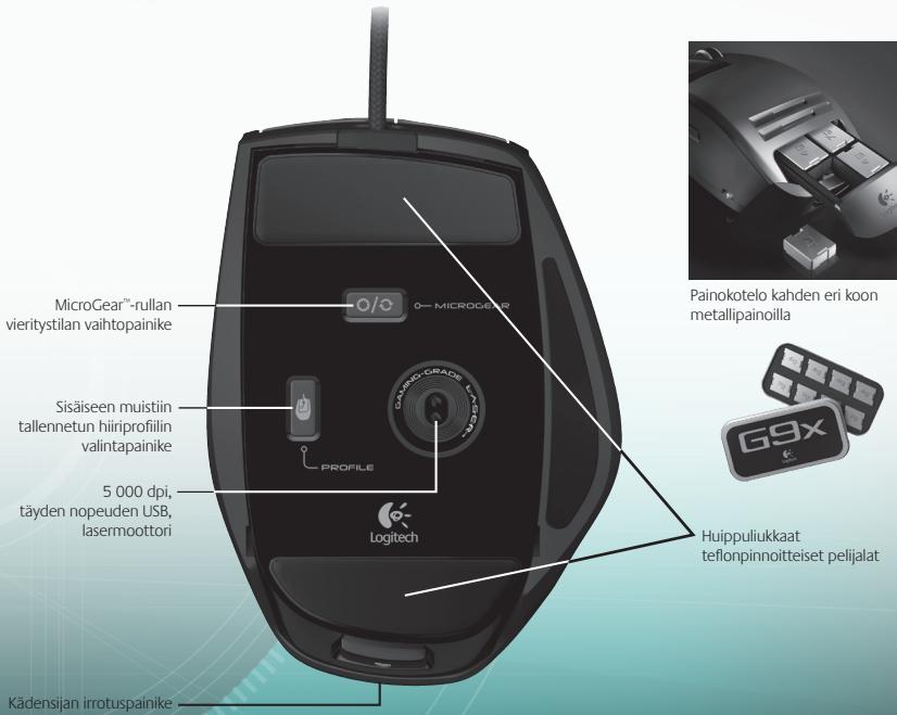 LOGITECH G500 - G9x Laser Mouse -hiiren ominaisuudet (jatkuu) - 1