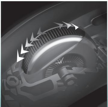 LOGITECH G500 - Hypersnabbt MicroGear™-precisionsrullningsjul - 1