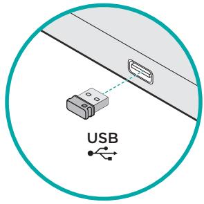 LOGITECH T650 - Encienda el ratón. - 1
