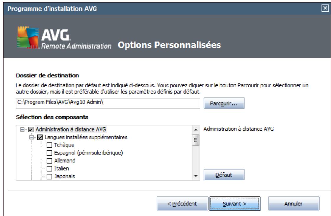 AVG ANTI-VIRUS BUSINESS EDITION 2011 - Options personnalisées - 1