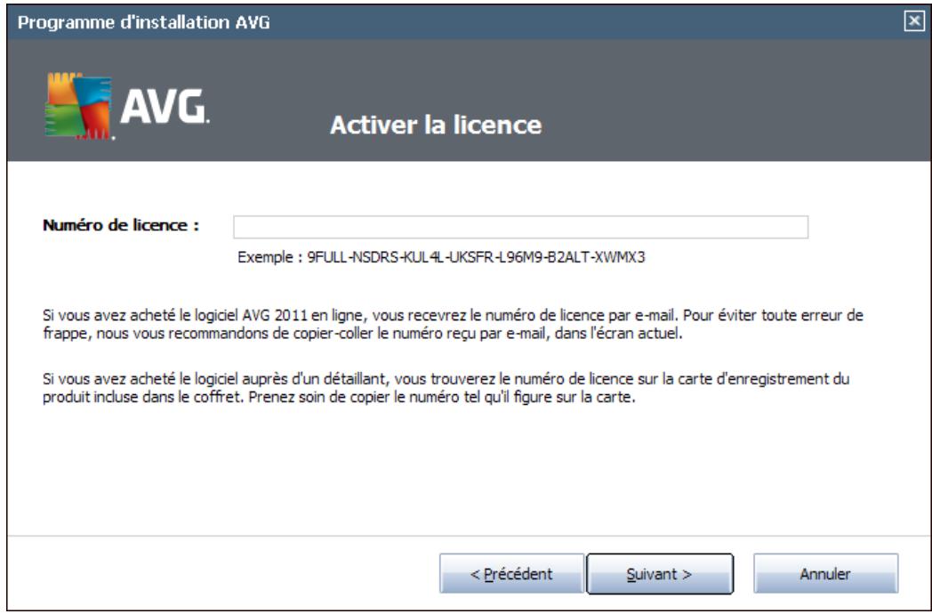 AVG EDITION SERVEUR DE MAIL 2011 - Activation de la licence - 1