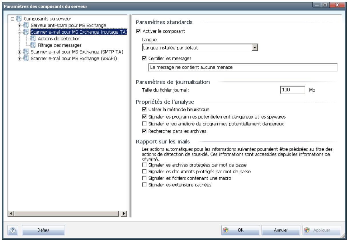 AVG EDITION SERVEUR DE MAIL 2011 - Scanner e-mail pour MS exchange (TA de routage) - 1