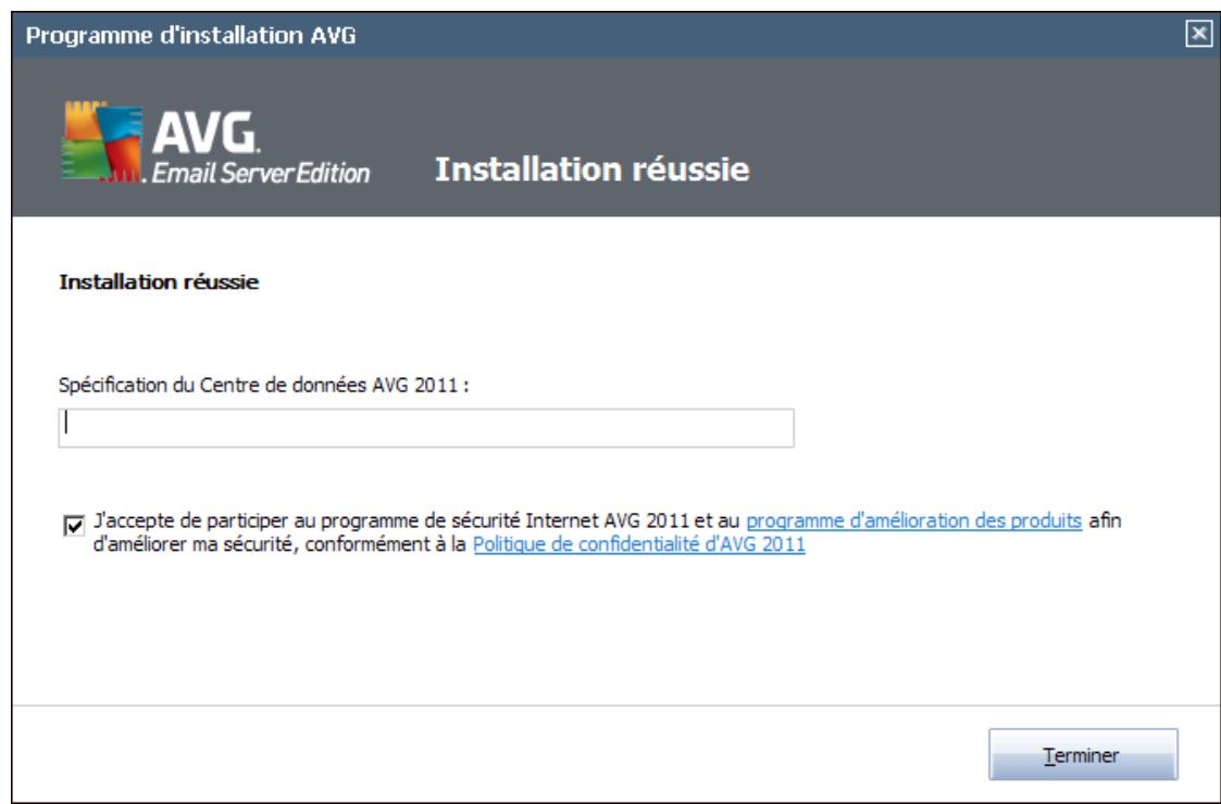 AVG EDITION SERVEUR DE MAIL 2011 - Finalisation de l'installation - 1