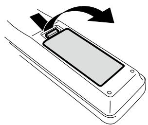 DENON DCD-520 - Insertion des piles - 1