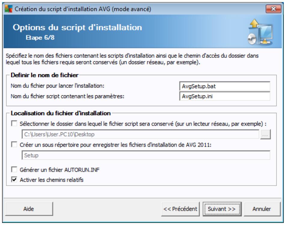 AVG INTERNET SECURITY BUSINESS EDITION 2011 - Création du script d'installation AVG - 6