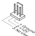 MSI 760GM-P23 - CPUFAN1, SYSFAN1, SYSFAN2: Fan Power Connectors - 3