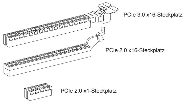 MSI H87M-E33 - PCI\_E1\~4: PCIe Erweiterungssteckplätze - 1