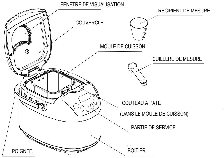 GALA MD 10259 - Familiarisez-vous avec votre machine à pain - 1