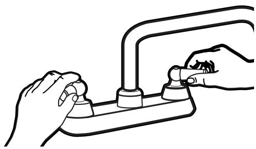 GE APPLIANCES GSLS1100 - RACCORDEMENTS DU MODELE PORTATIF DES LAVEUSES GSLP1100 - RACCORDEMENTS À UN ROBINET (SUITE) - 1