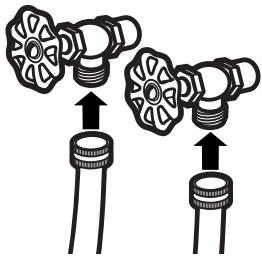 GE APPLIANCES GSLS1100 - RACCORDEZ LES CONDUITES D'EAU - 1