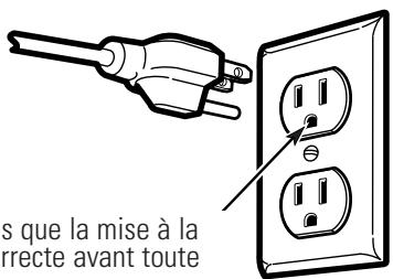 GE APPLIANCES WSLP1500 - BRANCHEZ LE CORDON   D'ALIMENTATION DANS UNE PRISE À 3 BROCHES AVEC MISE À LA TERRE - 1