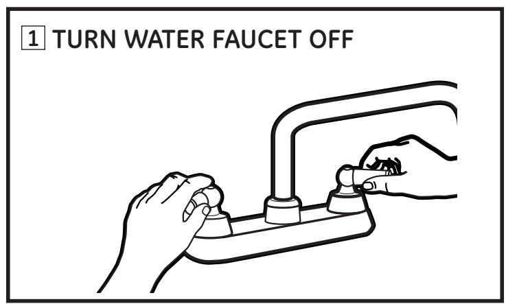 GE APPLIANCES WSLP1500 - WASHER CONNECTIONS FOR PORTABLE MODEL WSLP1500—ONE-FAUCET CONNECTIONS (CONT.) - 4
