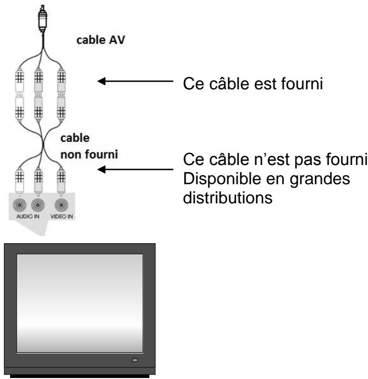 D-JIX PVS905-71H - Connexion au televiseur - 2