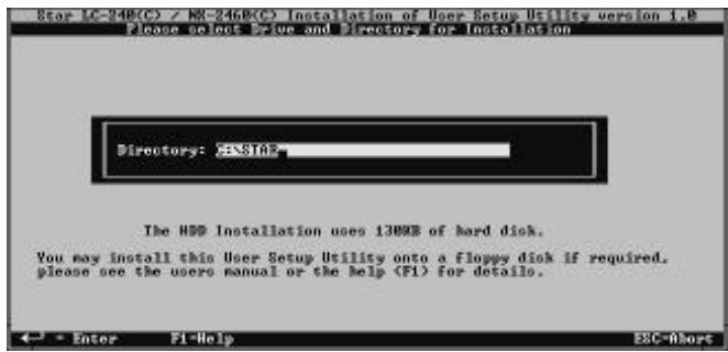 STAR LC-240C - Capitolo 2: II programming User Setup Utility - 2