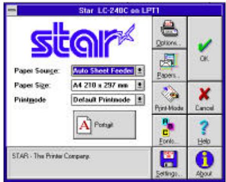 STAR LC-240C - Getting ready to print - 3