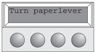 TALLY T2030-24 - Setting the print head gap - 16