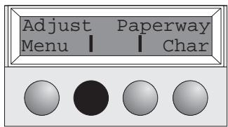 TALLY T2030-24 - Setting the first printing line (TOF) - 4