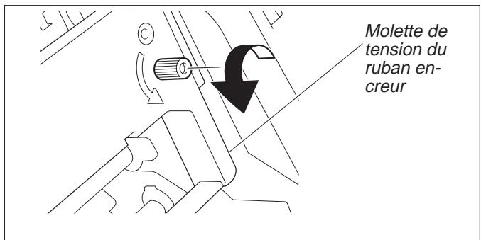 TALLY T2030-24 - Remplacement de la cartouche du ruban encreur - 8