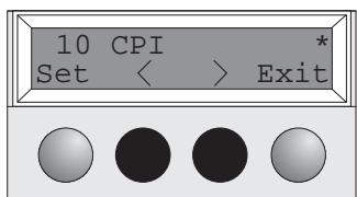 TALLY T2030-24 - Setting the character pitch - 5