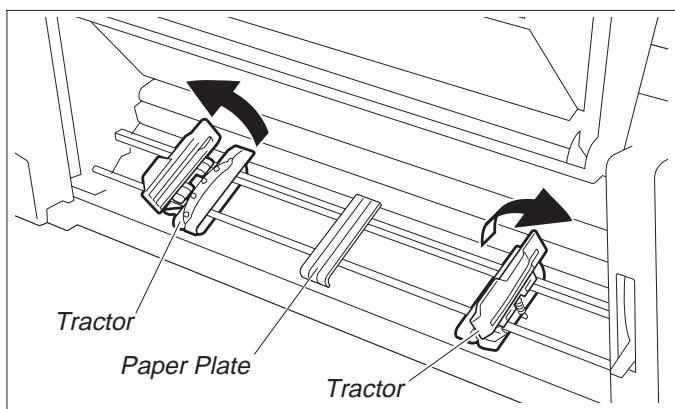 TALLY T2030-24 - Printer in fanfold paper mode - 3