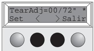 TALLY T2030-24 - > Ajustar la posicion de corte - 7