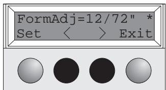 TALLY T2030-24 - Setting the first printing line (TOF) - 9