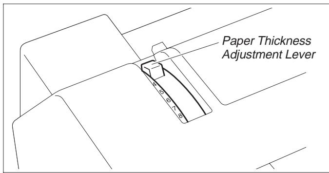TALLY T2030-24 - Setting the print head gap - 1