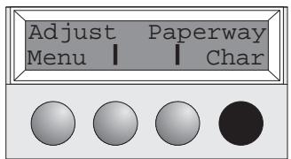TALLY T2030-24 - Setting the character pitch - 1