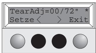 TALLY T2030-24 - Abreißposition einstellen - 7