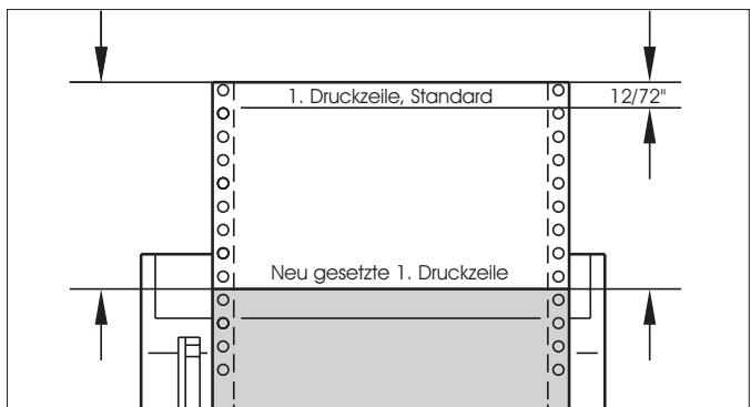 TALLY T2030-24 - Erste Druckzeile einstellen (TOF) - 11