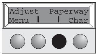 TALLY T2030-24 - Setting the print head gap - 6