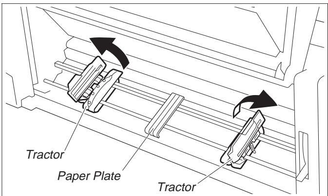 TALLY T2130-24 - Printer in fanfold paper mode - 3