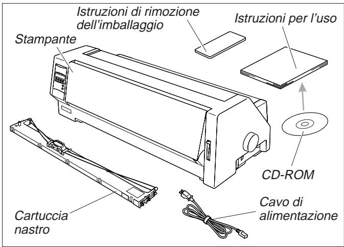 TALLY T2130-24 - Apertura dell'imballo - 1