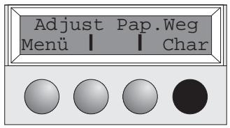 TALLY T2130-24 - Zeichendichte einstellen - 1