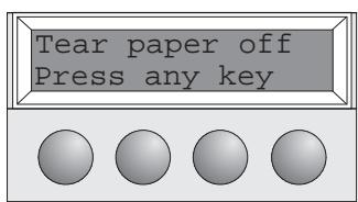 TALLY T2130-24 - Setting the print head gap - 12