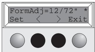 TALLY T2130-24 - Setting the first printing line (TOF) - 9
