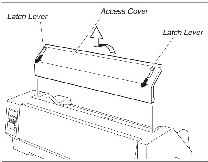 TALLY T2130-24 - Installing the ribbon cassette - 3