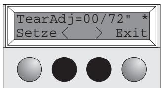TALLY T2130-9 - Abreißposition einstellen - 7