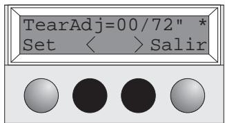 TALLY T2130-9 - Ajustar la posicion de corte - 7
