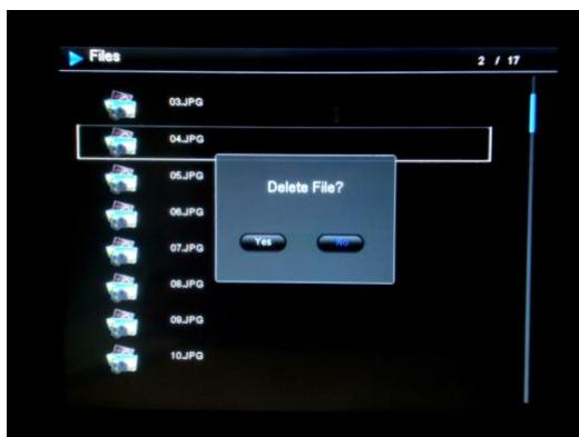 TELEFUNKEN DPF 10933 6 - - Uw Foto's verwijderen via bestandsbeheer - 1